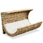 Cat Bed with Cushion Water Hyacinth 14.6"x7.9"x7.9"-0