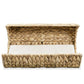 Cat Bed with Cushion Water Hyacinth 14.6"x7.9"x7.9"-2