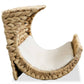 Cat Bed with Cushion Water Hyacinth 14.6"x7.9"x7.9"-3