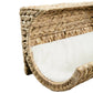 Cat Bed with Cushion Water Hyacinth 14.6"x7.9"x7.9"-4