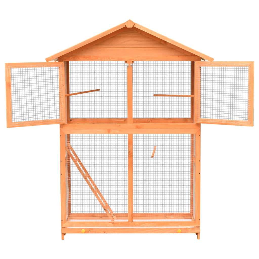 Bird Cage Solid Pine & Fir Wood 47.2"x23.6"x66.1"