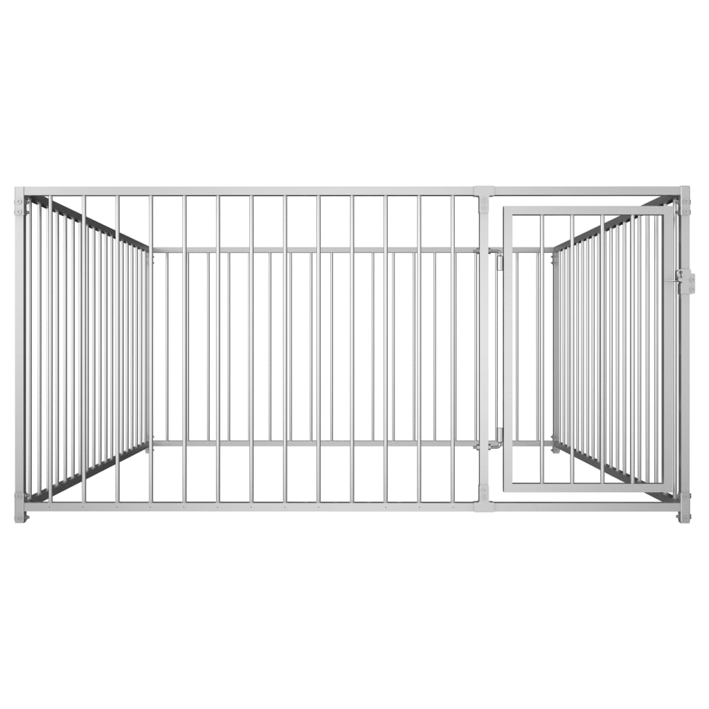 Outdoor Dog Kennel Garden Pet House Cage Security Lockable Multi sizes