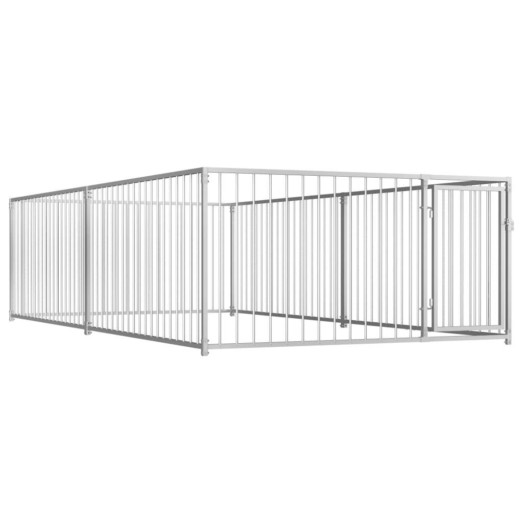 Outdoor Dog Kennel Garden Pet House Cage Security Lockable Multi sizes