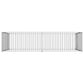 Outdoor Dog Kennel Garden Pet House Cage Security Lockable Multi sizes