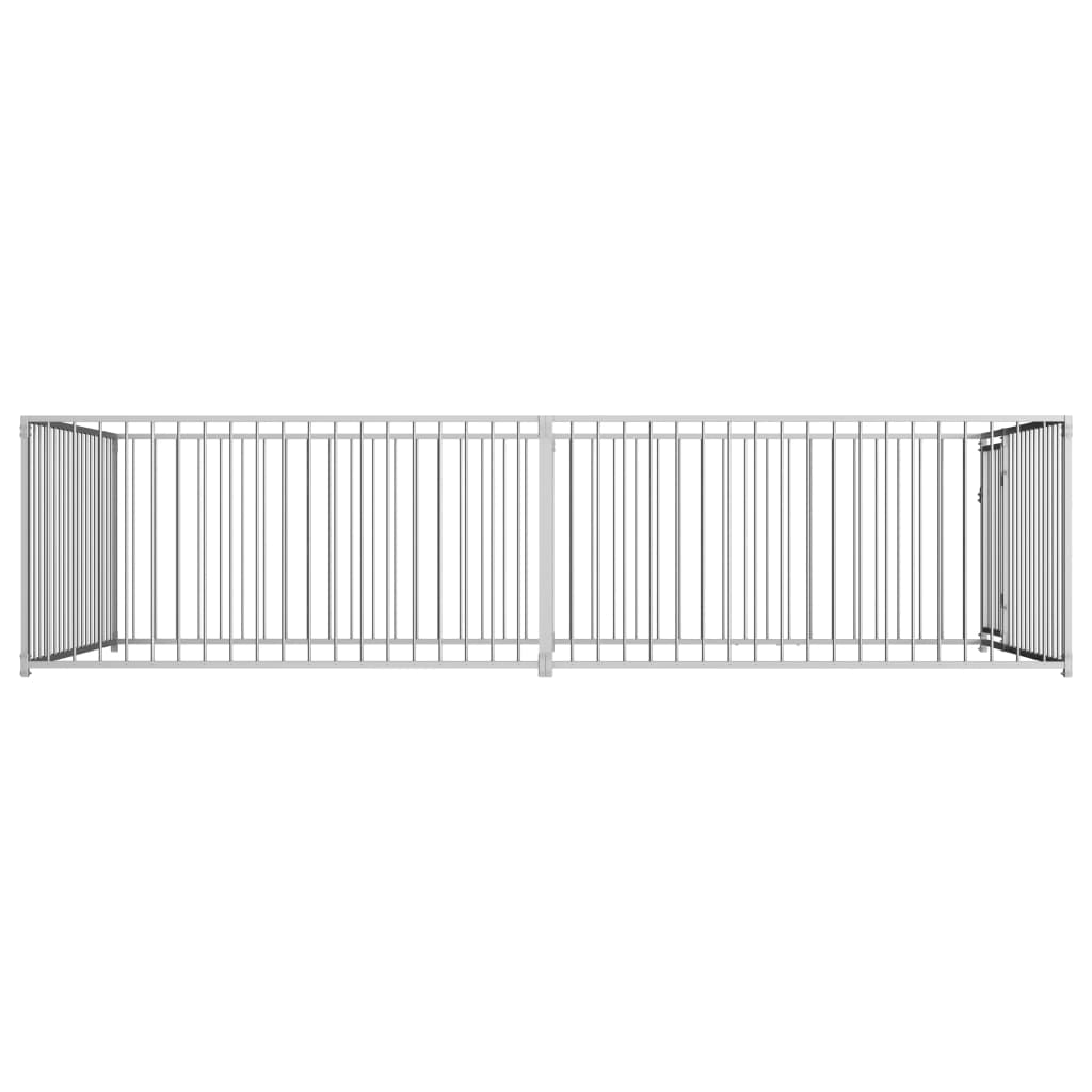 Outdoor Dog Kennel Garden Pet House Cage Security Lockable Multi sizes
