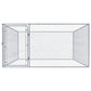 Outdoor Dog Kennel Galvanized Steel Pet Animal Cage House Multi Sizes