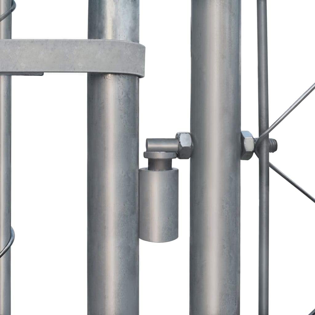 Outdoor Dog Kennel Galvanized Steel Pet Animal Cage House Multi Sizes