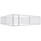 Outdoor Dog Kennel Galvanized Steel Pet Animal Cage House Multi Sizes