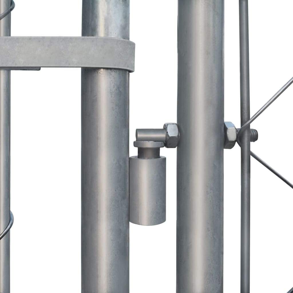 Outdoor Dog Kennel Galvanized Steel Pet Animal Cage House Multi Sizes