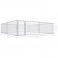 Outdoor Dog Kennel Galvanized Steel Pet Animal Cage House Multi Sizes