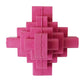 Geometric TPR Dog Chew Toy - Pink